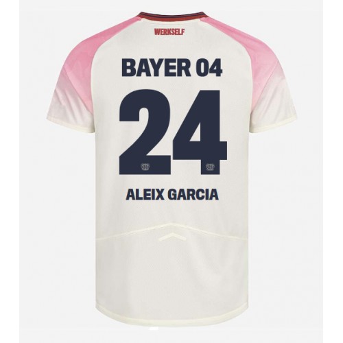 Stroje piłkarskie Bayer Leverkusen Aleix Garcia #24 Koszulka Wyjazdowej 2025-26 Krótki Rękaw